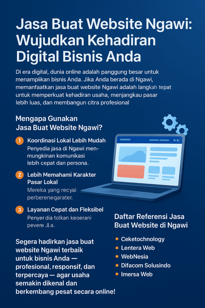 Jasa Buat Website Ngawi